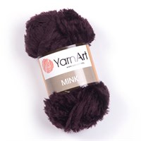 YarnArt Mink 100% полиамид, 50г/75м №342 Шоколад