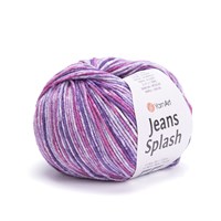 Пряжа YarnArt Jeans Splash 55% хлопок/45% акрил, 50г/160м №949 сиреневый/фиолет/розовый 107030