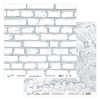 Бумага д/скрапа "Mr.Painter" PSR 190908 "Вокруг меня. Белый 2" 190 г/кв.м 30.5*30.5см 106863