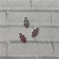 Подвеска рука Хамса 1,5см 3шт  107747