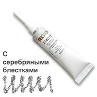Контур по стеклу и керам с серебр блеск 18мл Decola   6391