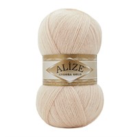 Пряжа Alize Angora gold 80% акрил/20% шерсть 100гр, цв.841 Песочно-бежевый