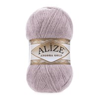 Пряжа Alize Angora gold 80% акрил/20% шерсть 100гр, цв.163 Серая роза 108248