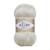 Пряжа Alize Diva 100% микрофибра цв.383 Каменный