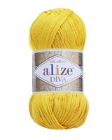 Пряжа Alize Diva 100% микрофибра цв.110 Цыпленок