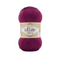 Пряжа Alize Diva 100% микрофибра цв.326 Т.фуксия