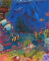 Панна н-р д/вышивки золотая серия Подводный мир MT-0988  14426