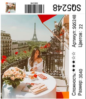 Картина рис. по номерам 30*40см SQ5248 109128