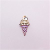 Подвеска Мороженое (фиолетовый) 1,1*2,1см, 1 шт  109764
