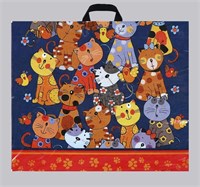 Пакет "Кошкин дом" 60*50см, полиэтиленовый с петлевой ручкой  109681
