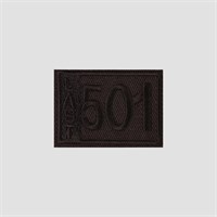 Термоаппликация «Last 501», 4,6*3,3см, цв чёрный 109835