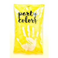 Краска холи фестивальная Party Colors 100гр цвет желтый 112455