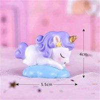 Единорог на облаке мини-фигурка 5,5*4см, фиолетовая грива 112966