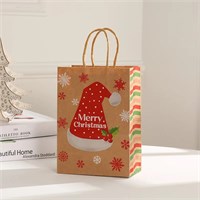 Пакет крафт "Праздничный колпак" 33*26*12см   113098