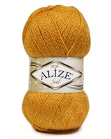 Пряжа Alize Sal Simli 95% акрил/5% металлик 100гр №02 Т.желтый 114285