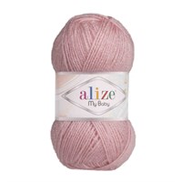 Пряжа Alize My Baby 100% акрил, 50г №315 Темная пудра