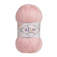 Пряжа Alize My Baby 100% акрил, 50г №556 Пудра