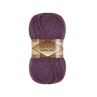 Пряжа Alize Angora gold Simli 75% акрил/20% шерсть/5% металлик 100гр №111 Фиолетовый 