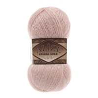 Пряжа Alize Angora gold Simli 75% акрил/20% шерсть/5% металлик 100гр №161 Пудра 