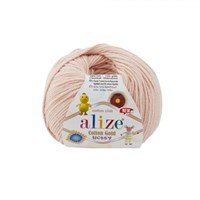 Пряжа Alize Cotton Gold Hobby new 55% хлопок/45% акрил, 50г №161 Пудра