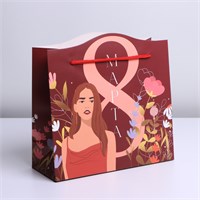 Пакет подарочный «Тепло», 25×26×10см 116398
