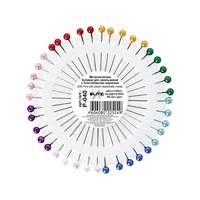 Иглы д/закалывания P-040 "ромашка" сталь 40шт ассорти 116515