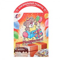 Н-р красок по стеклу Витражная открытка "Мишка" Луч 117314