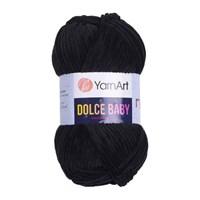 Пряжа YarnArt Dolce Baby 100% микро-полиэстер, 50гр №742 Чёрный