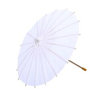 Зонтик бумажный для росписи, диаметр 20 см, длина 16 см