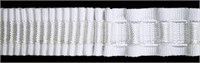 Лента шторная белая W253G 25мм 1м 118236