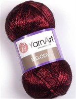 Пряжа YarnArt Melody 9% шерсть/21% акрил/70% полиамид, 100г/230м №888 Красный