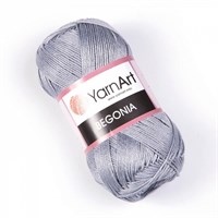 Пряжа YarnArt Begonia 100% мерсеризованный хлопок 169м/50гр №5326 Стальной