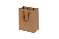 пакет крафт без печати с ручкой 20*28*10см 118443