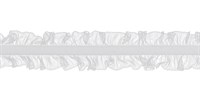 Лента-резинка декоративная 18мм GET-110PT №001 белый