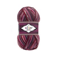 Alize Superwash Comfort Socks 75% шерсть/25% полиамид, 100г №2698 розов/сирень 119811