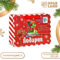 Пакет ламинированный «Змейка», MS 23*18*10см 121231