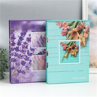 Фотоальбом на 300 фото 10*15см "Полевые цветы" МИКС 34*23*5,5см 121516