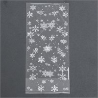 Пакет фасовочный БОПП, с донной складкой, "Снег" 9*19см 121624