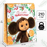 Пакет подарочный, 23*27*11.5см, упаковка, Чебурашка 121860