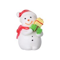 Снеговичок с подарками мини-фигурка 2,1*3,4см 122121
