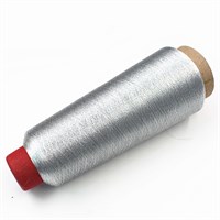 Люрекс нитки серебро 80 гр + бобина 122393