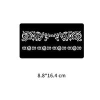 трафарет д/мехенди 8,8*16,4см  122594