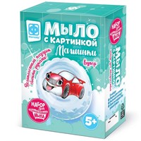 Мыло своими руками, с картинкой «Машинки Купер» красный 122680