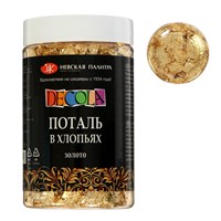 Поталь д/золочения в хлопьях 3гр золото Декола 32577