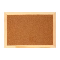 Доска пробковая А3, 30*45см, Calligrata, в деревянной раме 114108