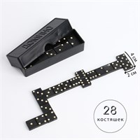 Настольная игра, домино, "Классическое", 28шт, костяшка 4*2*0.5см 123062