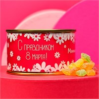 Монпансье «8 марта», карамель леденцовая в консервной банке, 140гр 123087