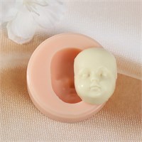 УЦЕНКА Молд силикон "Лицо младенца" №10 3*2,1*1,1см 123239