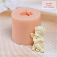 Молд силиконовый "Ангел, руки на груди" 3,2*2,2*2,0см 123244