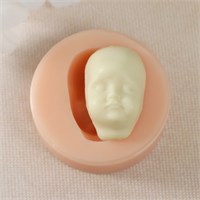 Молд силикон "Лицо младенца" №9 3*1,9*1,4см 123249